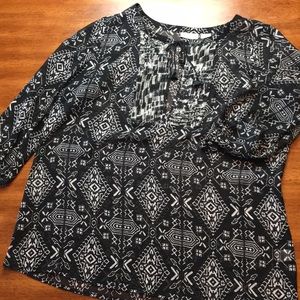 Liz Claiborne sheer top size XL